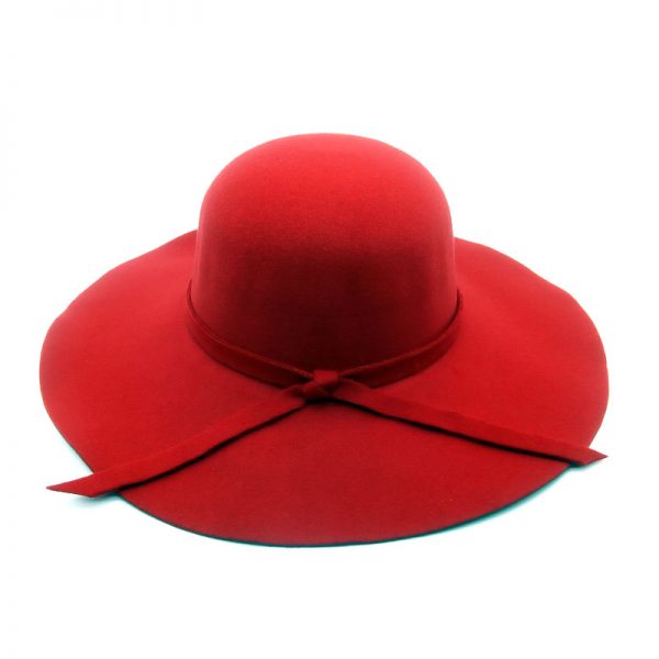 Fedora Hat - Vintage Retro Look - Red