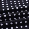 Retro Butterfly Sleeve Polka Dot Dress - Black - Material