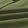 Strapless Summer Safari Dress - Army Green - Material